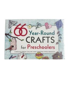 Vintage 66 Year Round Crafts for Preschoolers Kids Activity Book 1994